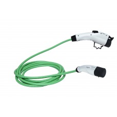 16A Zencar zöld elektromos autó töltőkábel (Type2-Type1)